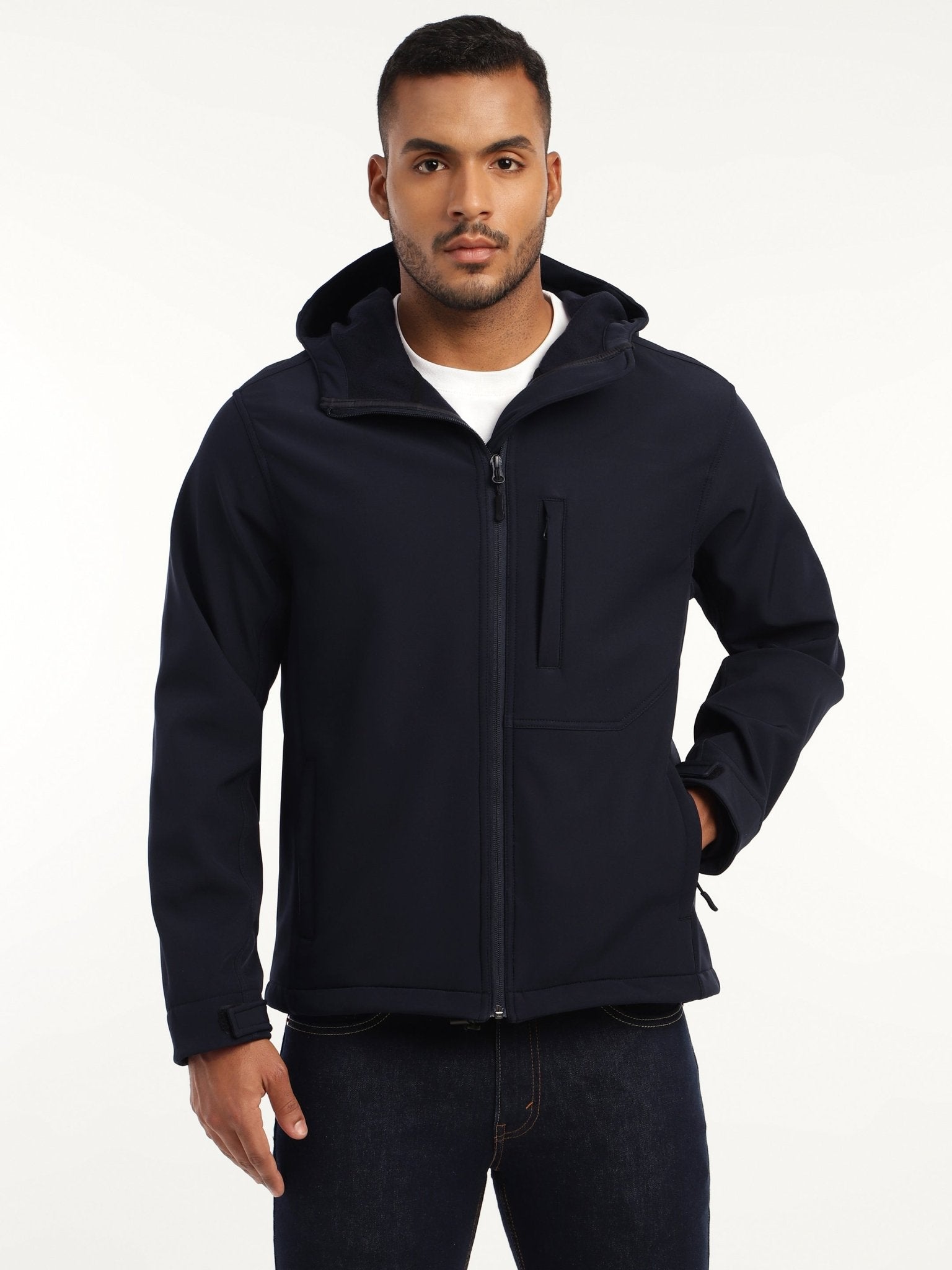 Navy DWR Technical Softshell Jacket - MountMiller