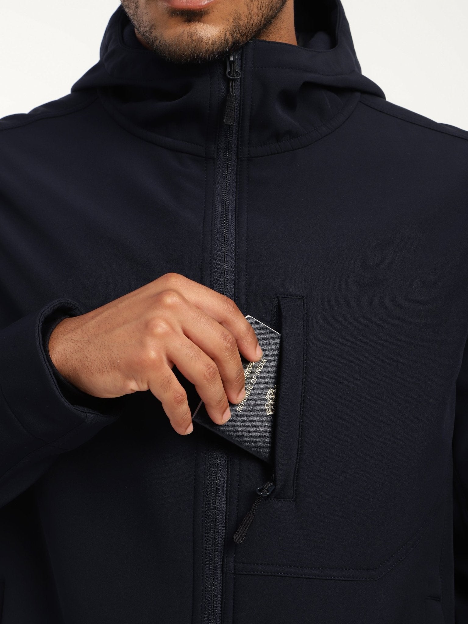 Navy DWR Technical Softshell Jacket - MountMiller
