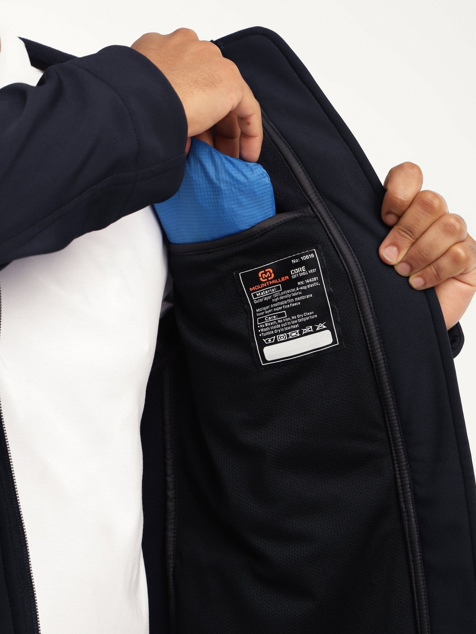 Navy DWR Technical Softshell Jacket - MountMiller