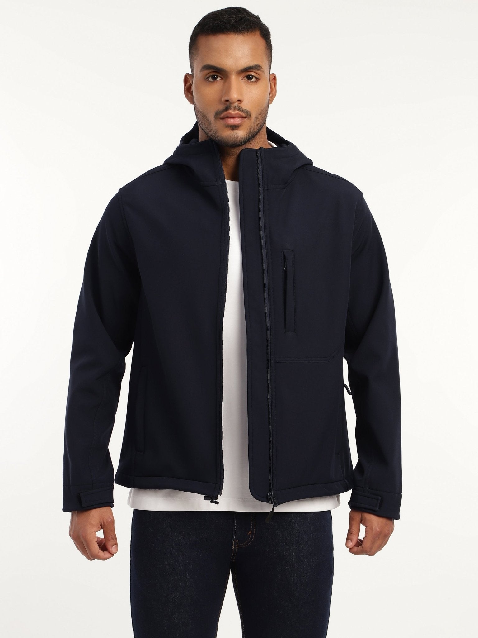 Navy DWR Softshell Jacket – Weatherproof | MountMiller®