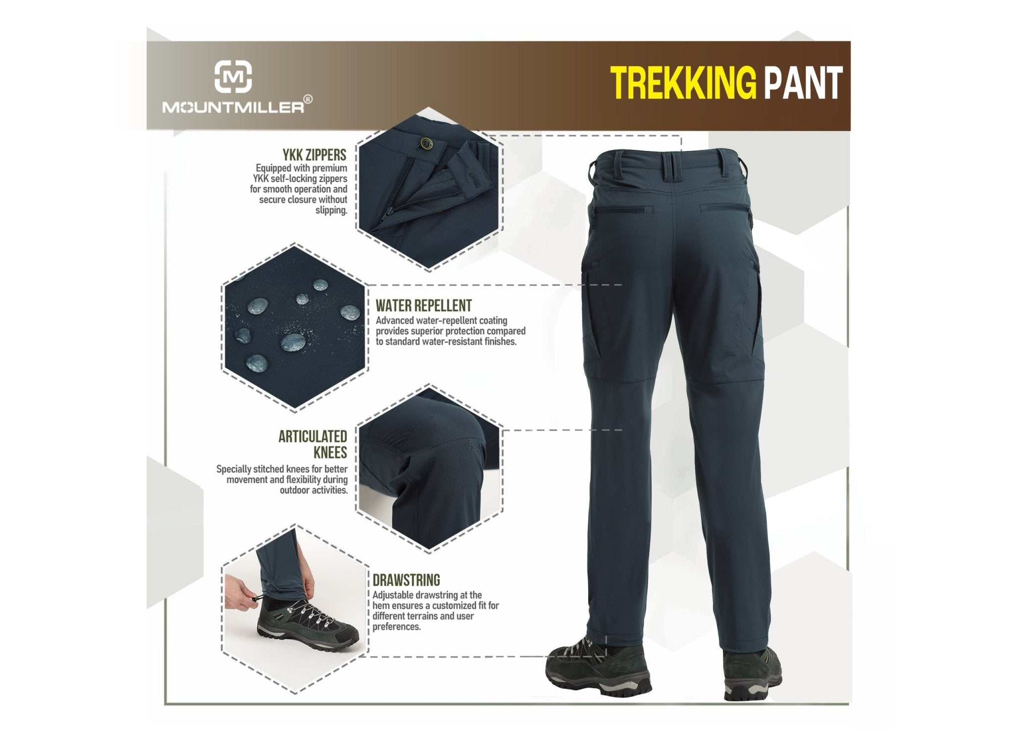 Navy PathFinder Trekking Pant - MountMiller