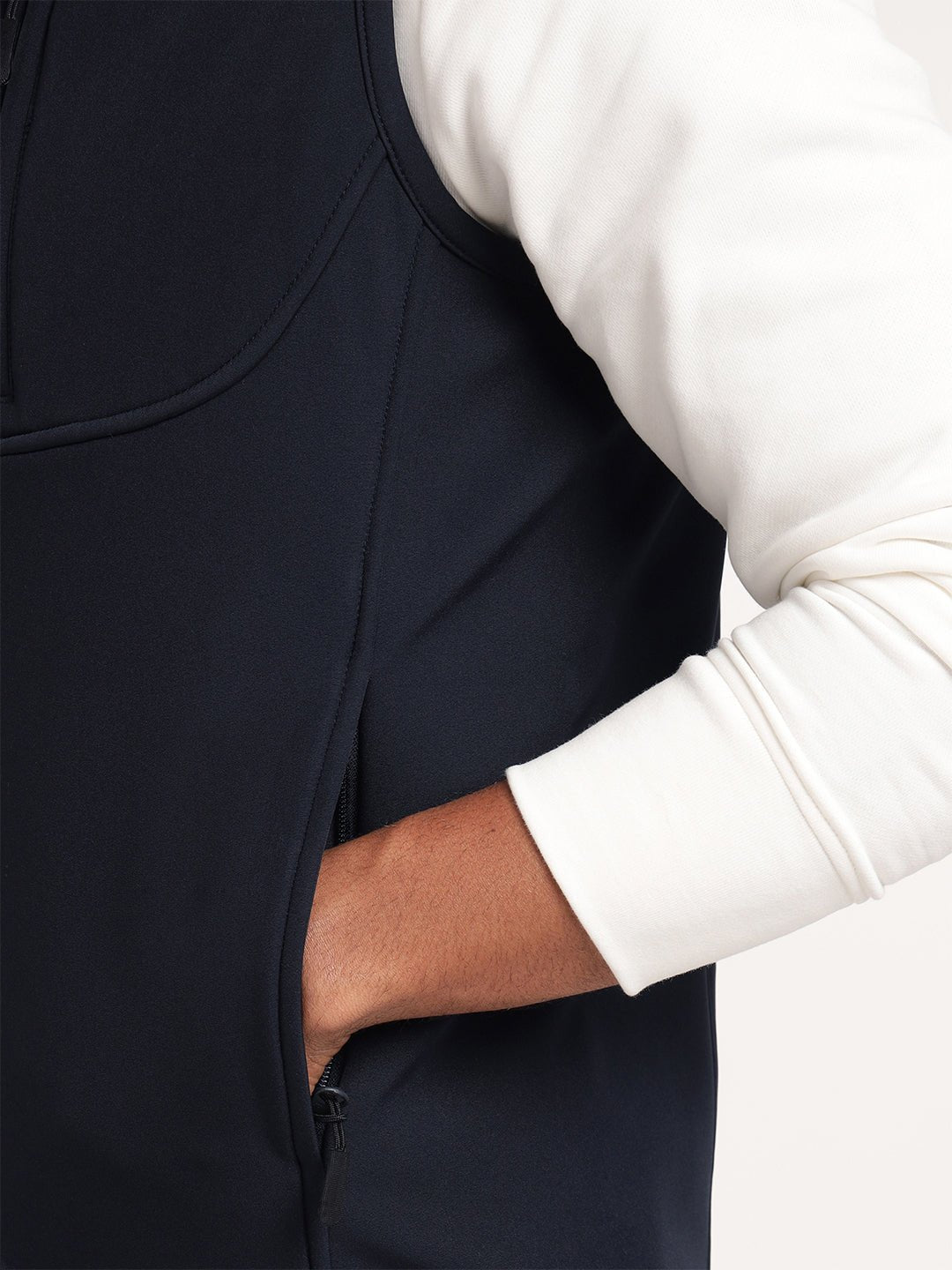 Navy Sleeveless Softshell Jacket - MountMiller