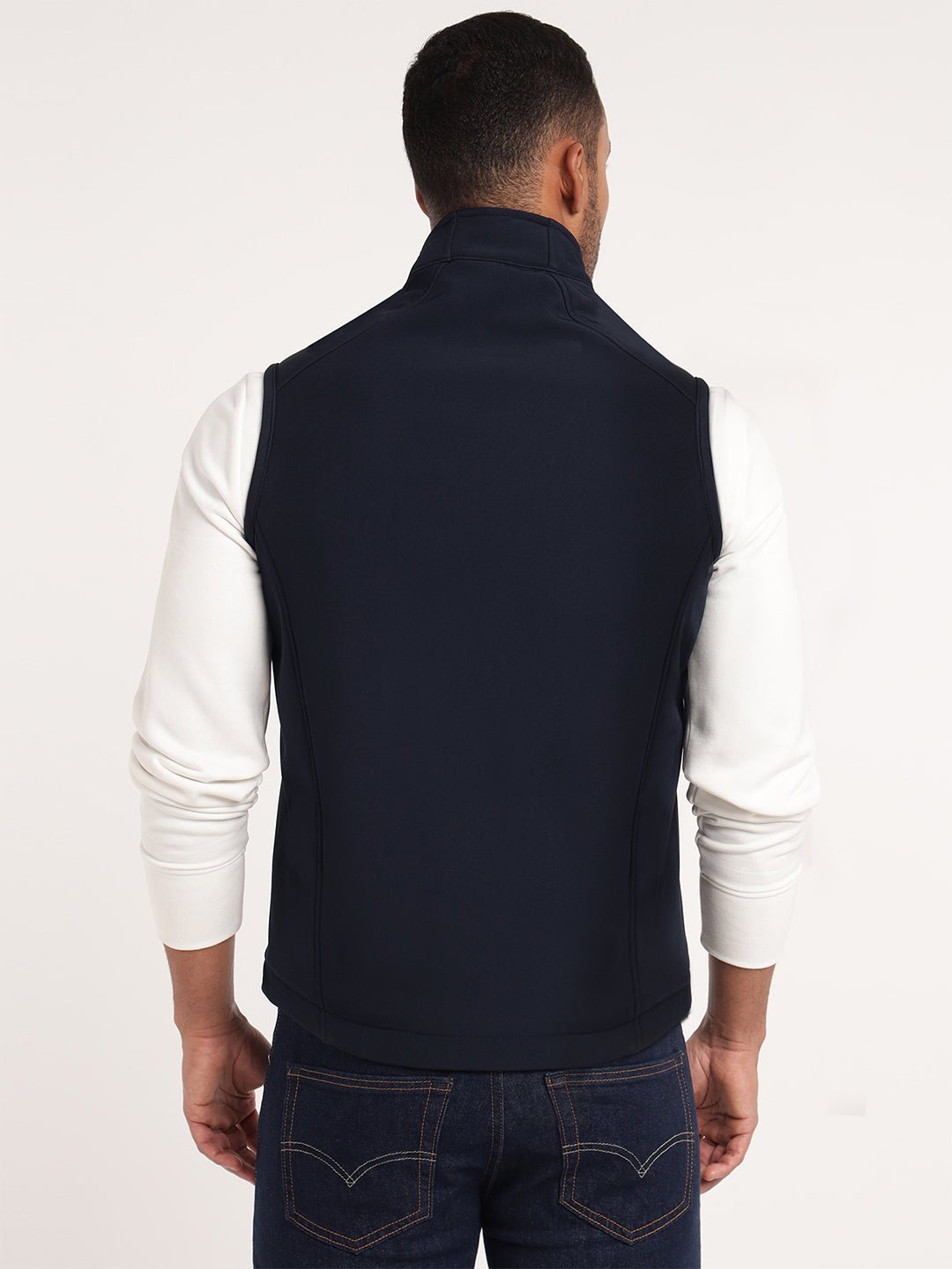 Navy Sleeveless Softshell Jacket - MountMiller