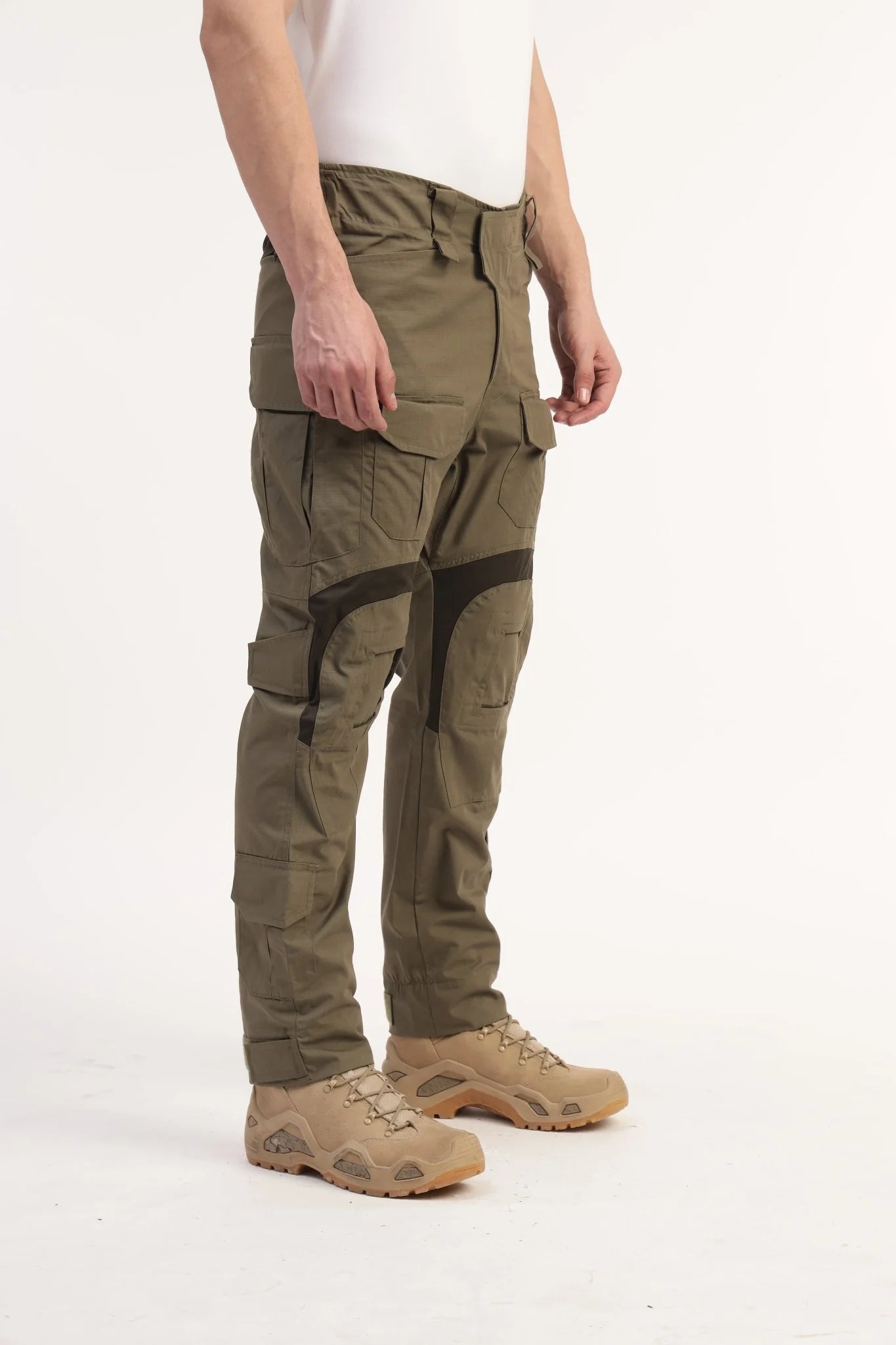OG C-Type Full Sleeves T-Shirt + Olive Green Advanced Ripstop Pant - MountMiller