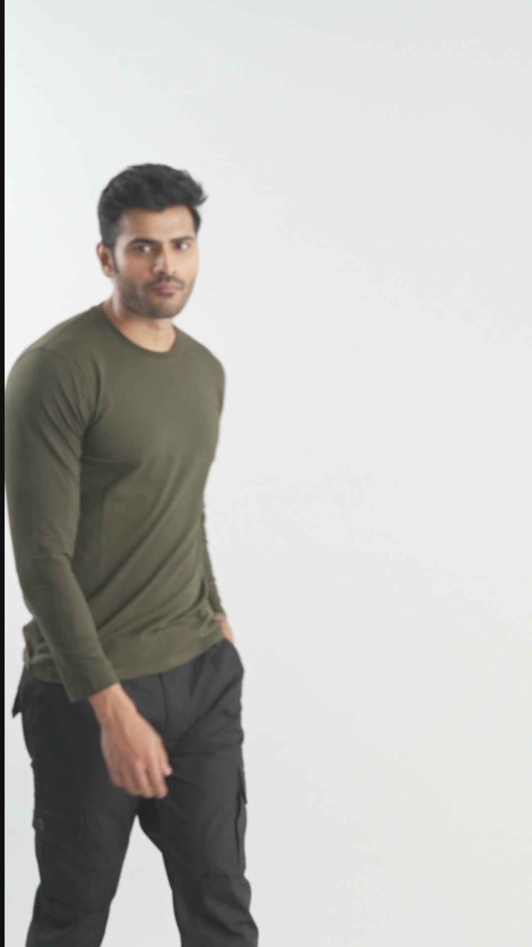 OG Element Cotton Lycra Full Sleeves T-Shirt