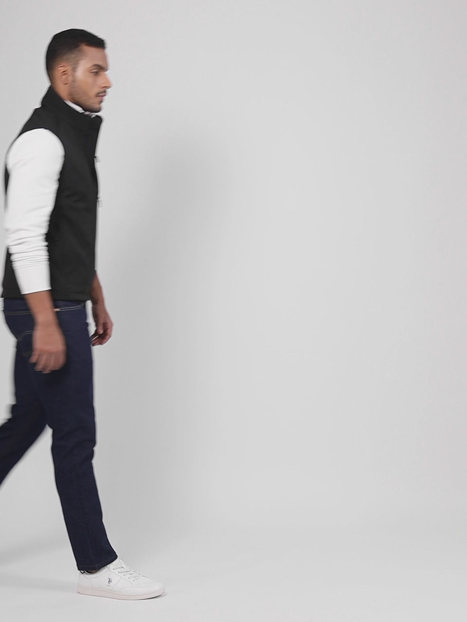 Black Sleeveless Softshell Jacket