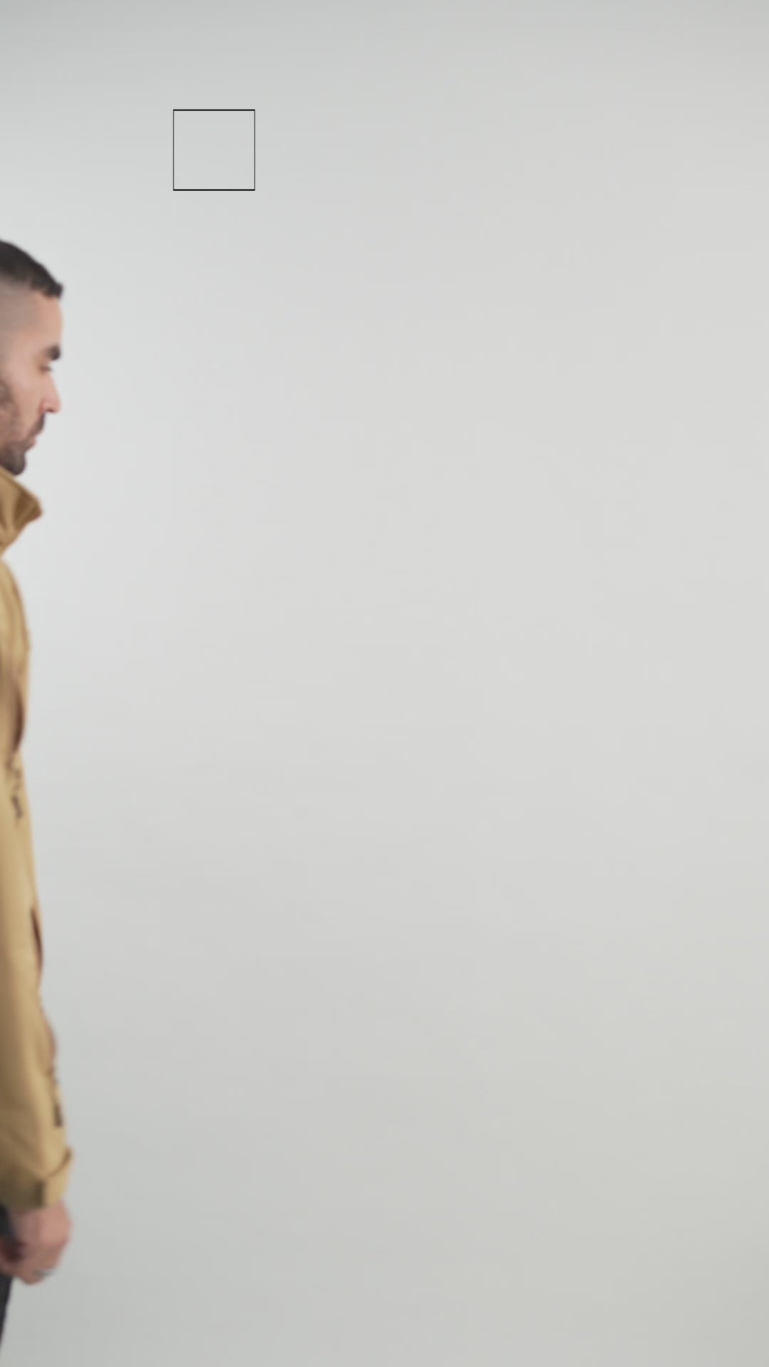 Khaki 12 Zip Softshell WP Lycra Jacket