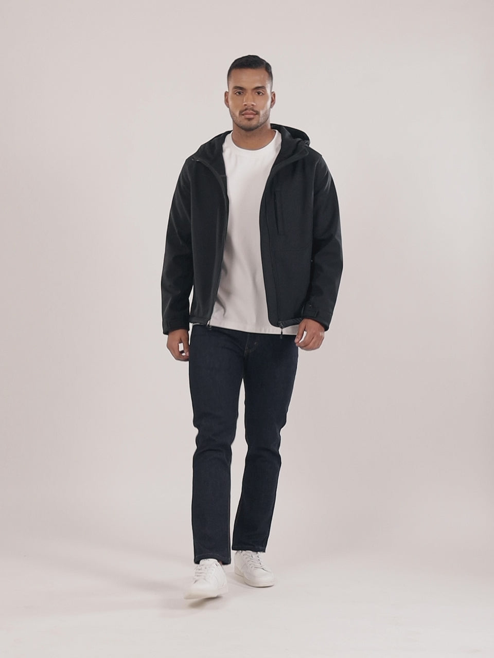 Navy DWR Technical Softshell Jacket