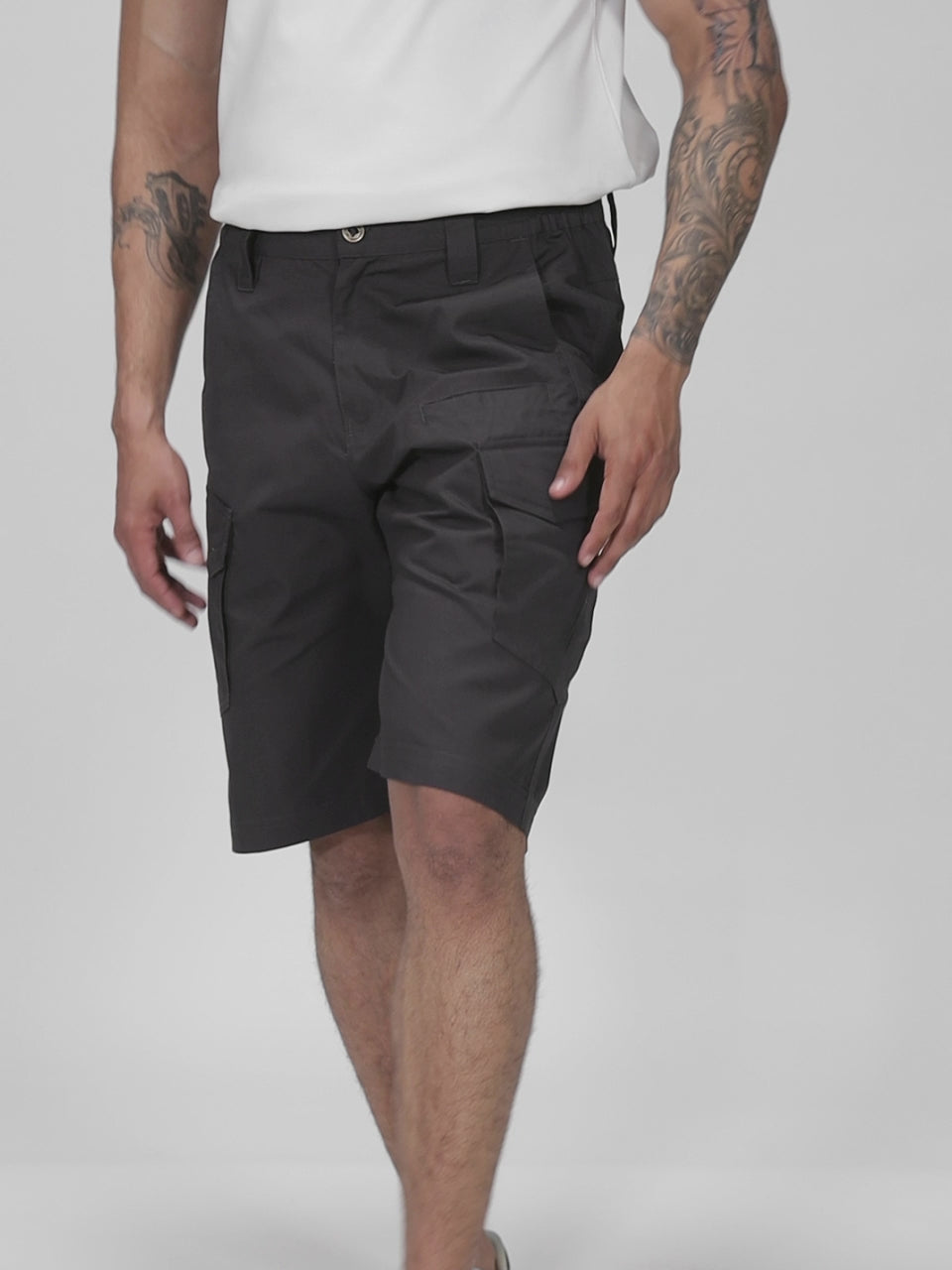 Dark Grey Explorer Tactical Shorts