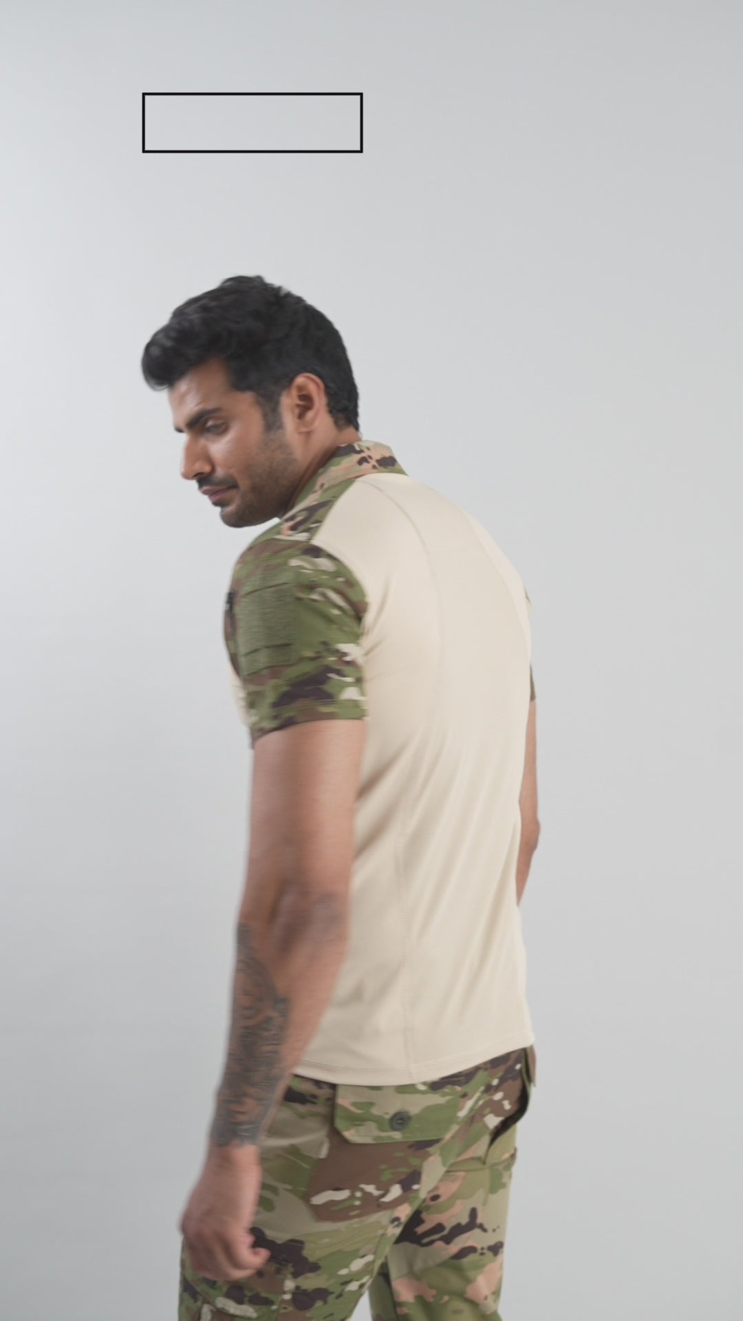 Multicam Half Sleeves Tactical T-Shirt