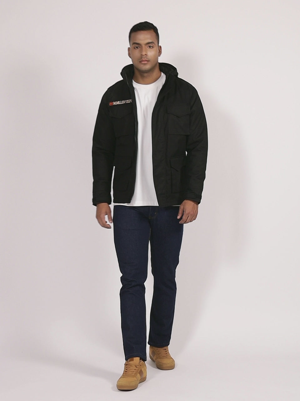 Black M65 Ripstop WR Field Jacket