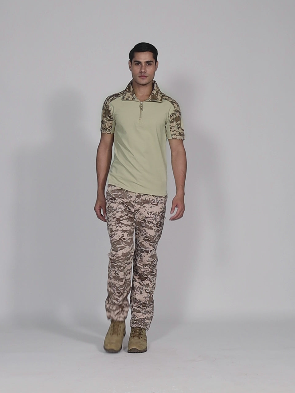 Desert Half Sleeves Tactical T-Shirt