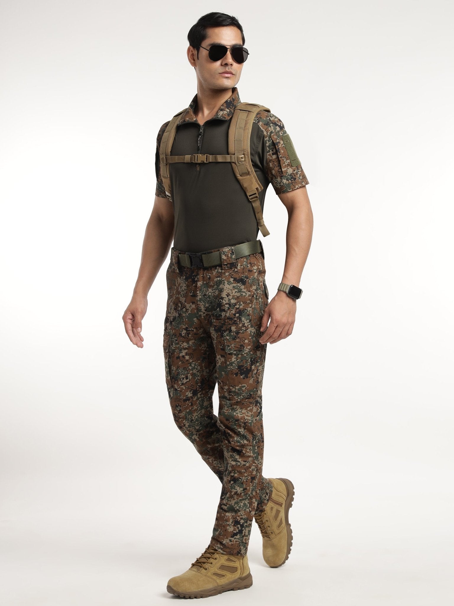 Super Digital Half Sleeves Tactical T-Shirt - MountMiller