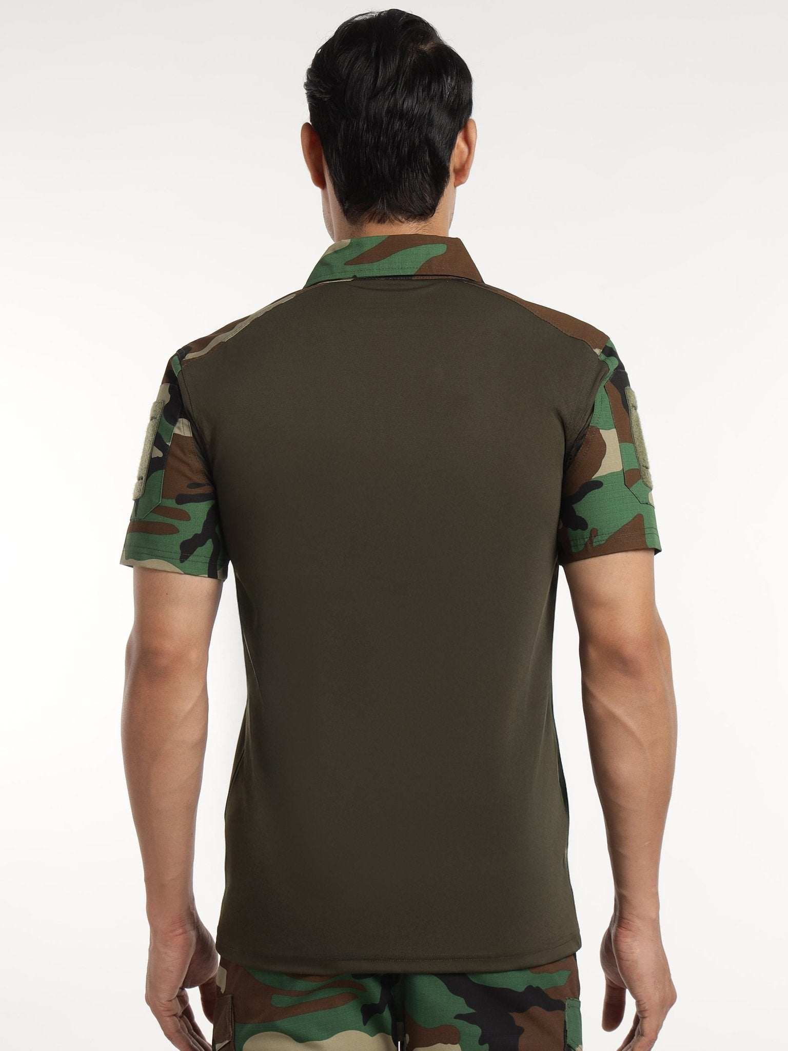 Woodland Half Sleeves Tactical T-Shirt - MountMiller
