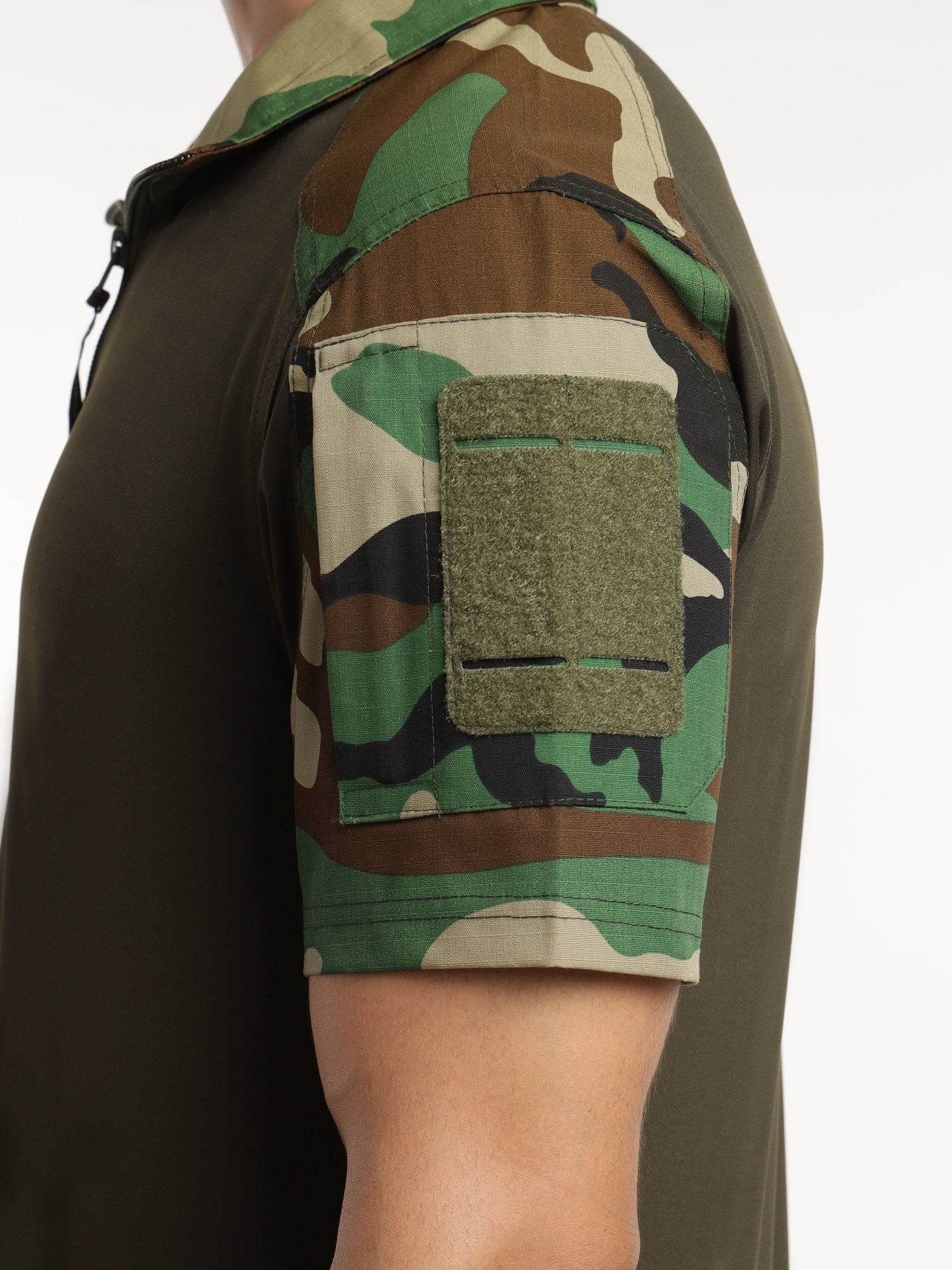 Woodland Half Sleeves Tactical T-Shirt - MountMiller