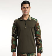Woodland WR German Full Sleeves Tactical T-Shirt