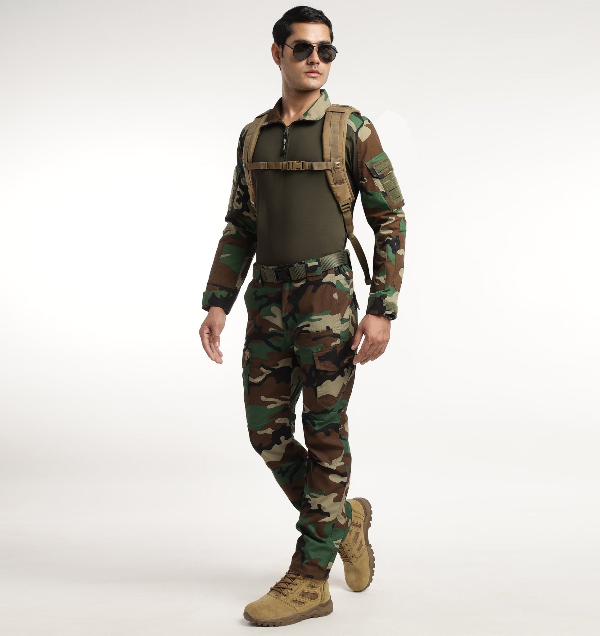 Woodland WR German Full Sleeves Tactical T-Shirt - MountMiller