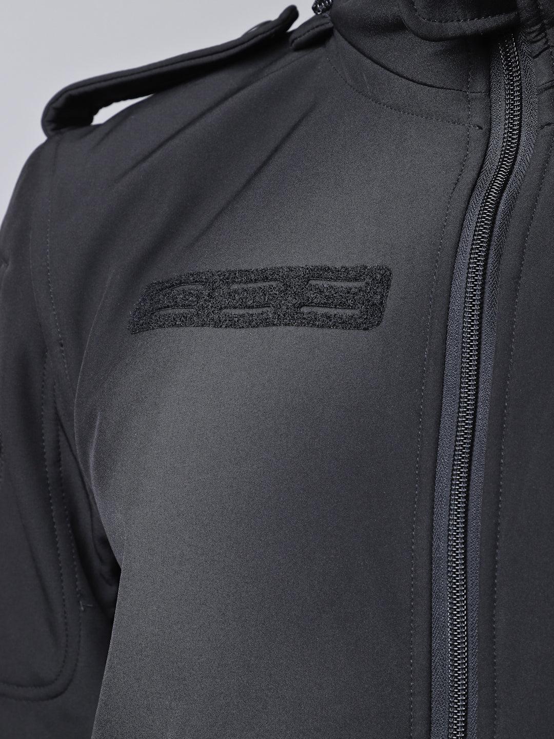 Black 12 Zip Softshell WP Lycra Jacket - MountMiller