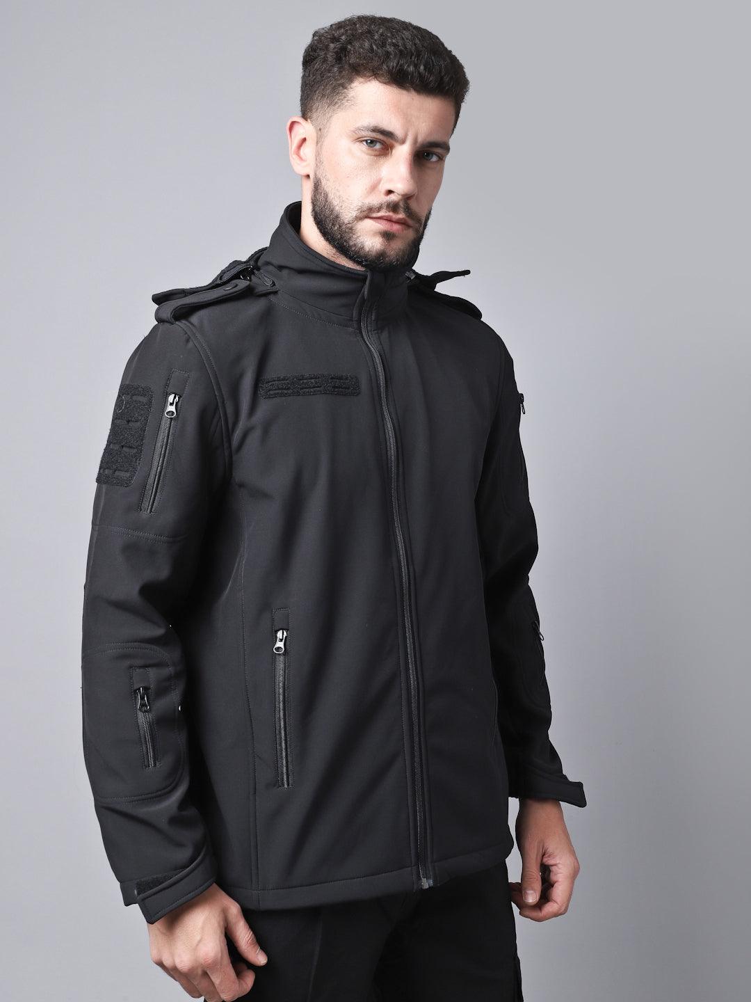 Black 12 Zip Softshell WP Lycra Jacket - MountMiller