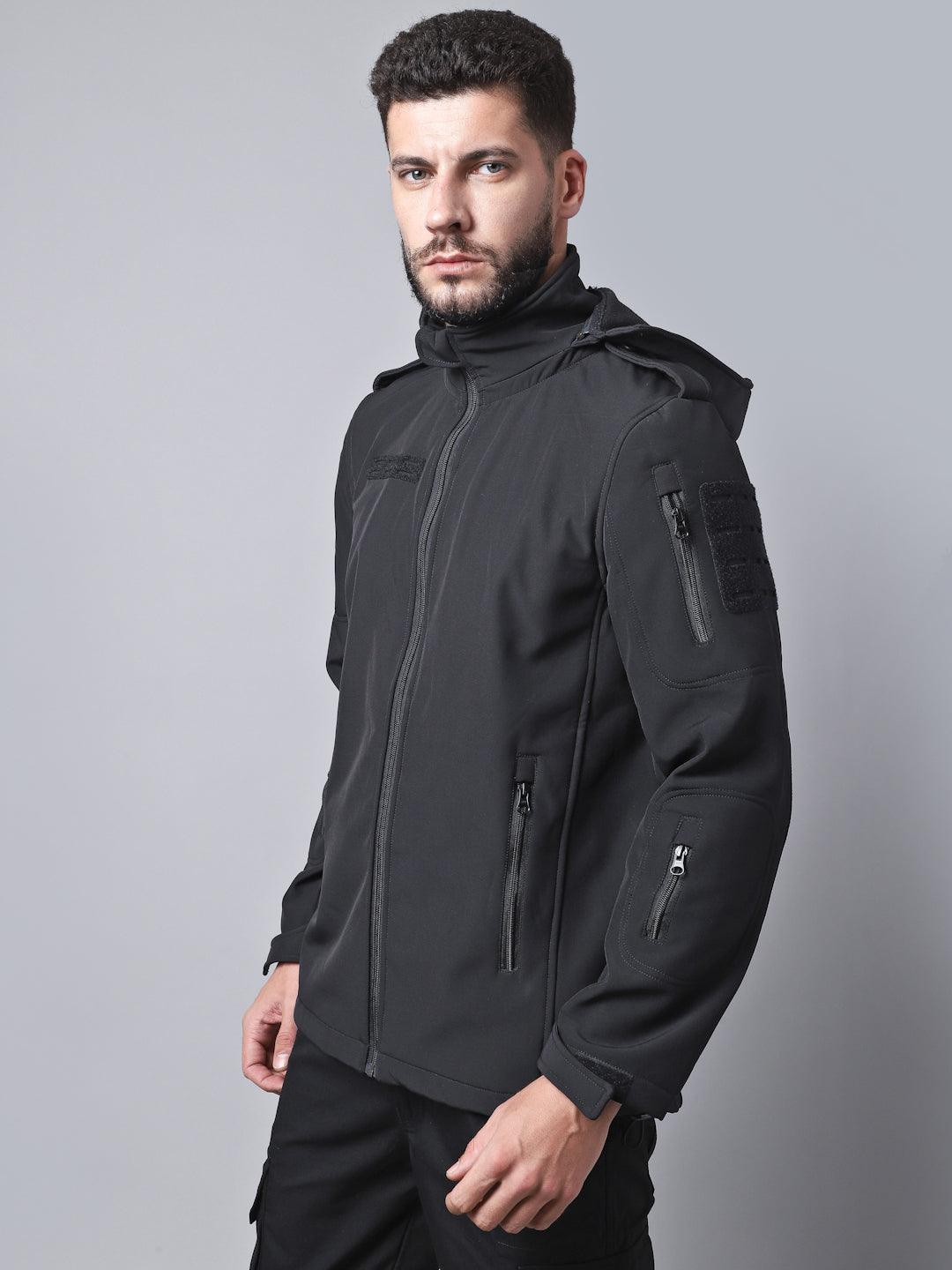 Black 12 Zip Softshell WP Lycra Jacket - MountMiller