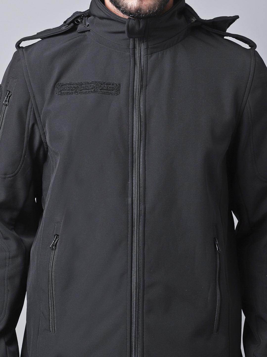 Black 12 Zip Softshell WP Lycra Jacket - MountMiller