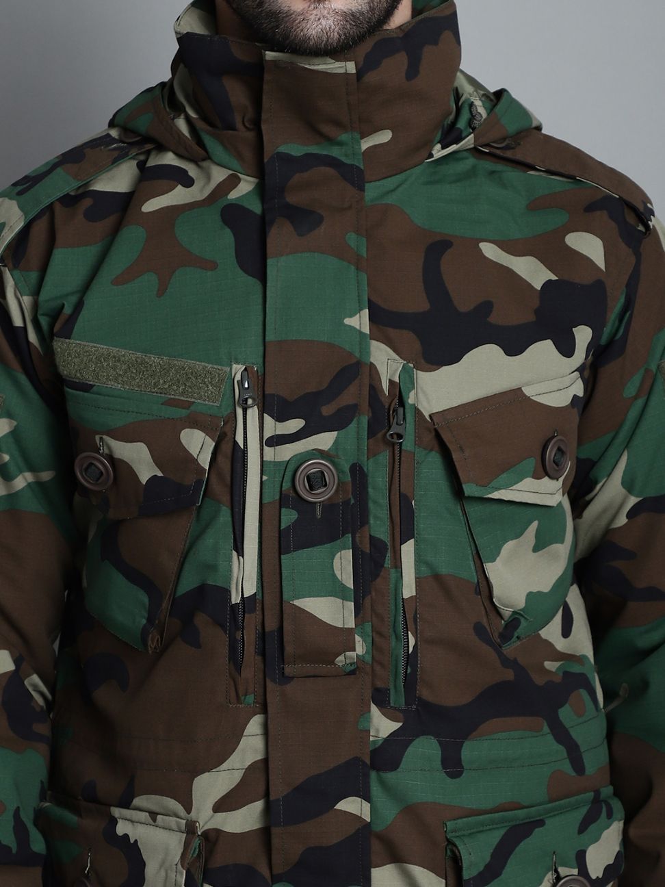 Woodland 3 Layer Tilted Pkt WR Jacket - MountMiller