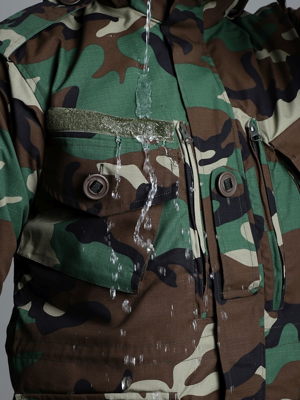 Woodland 3 Layer Tilted Pkt WR Jacket - MountMiller