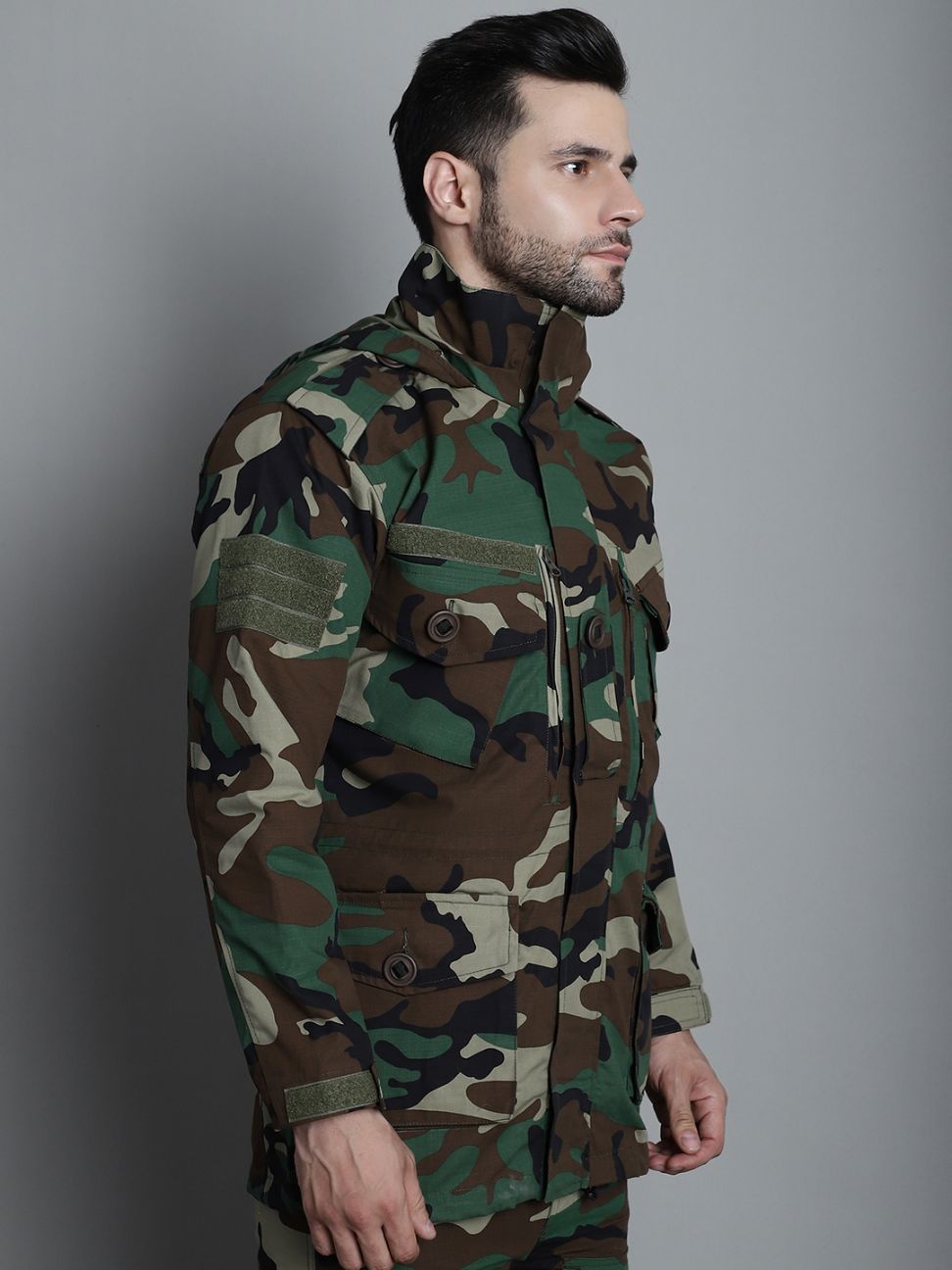 Woodland 3 Layer Tilted Pkt WR Jacket - MountMiller