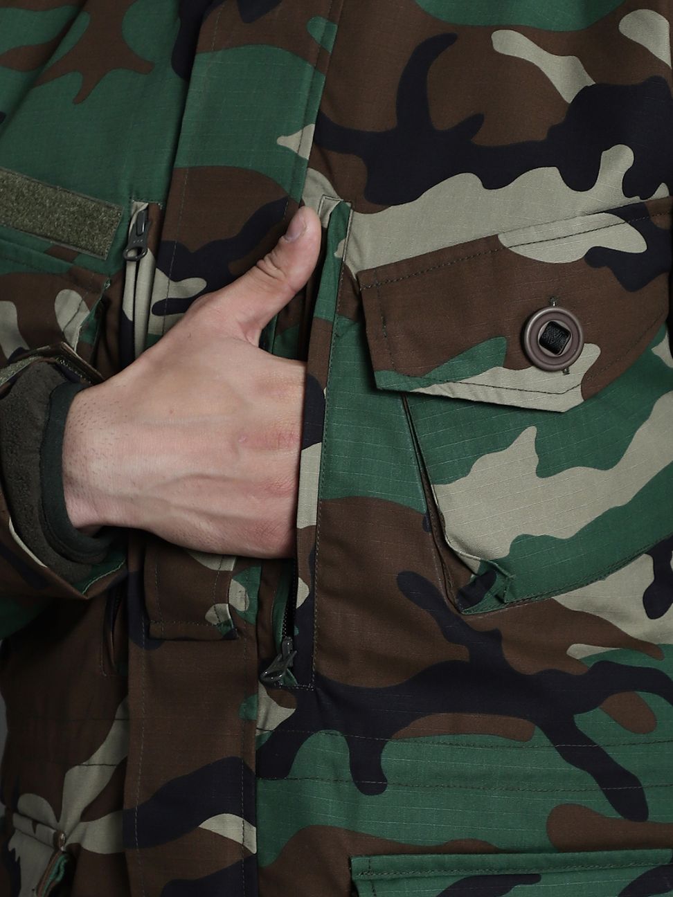 Woodland 3 Layer Tilted Pkt WR Jacket - MountMiller