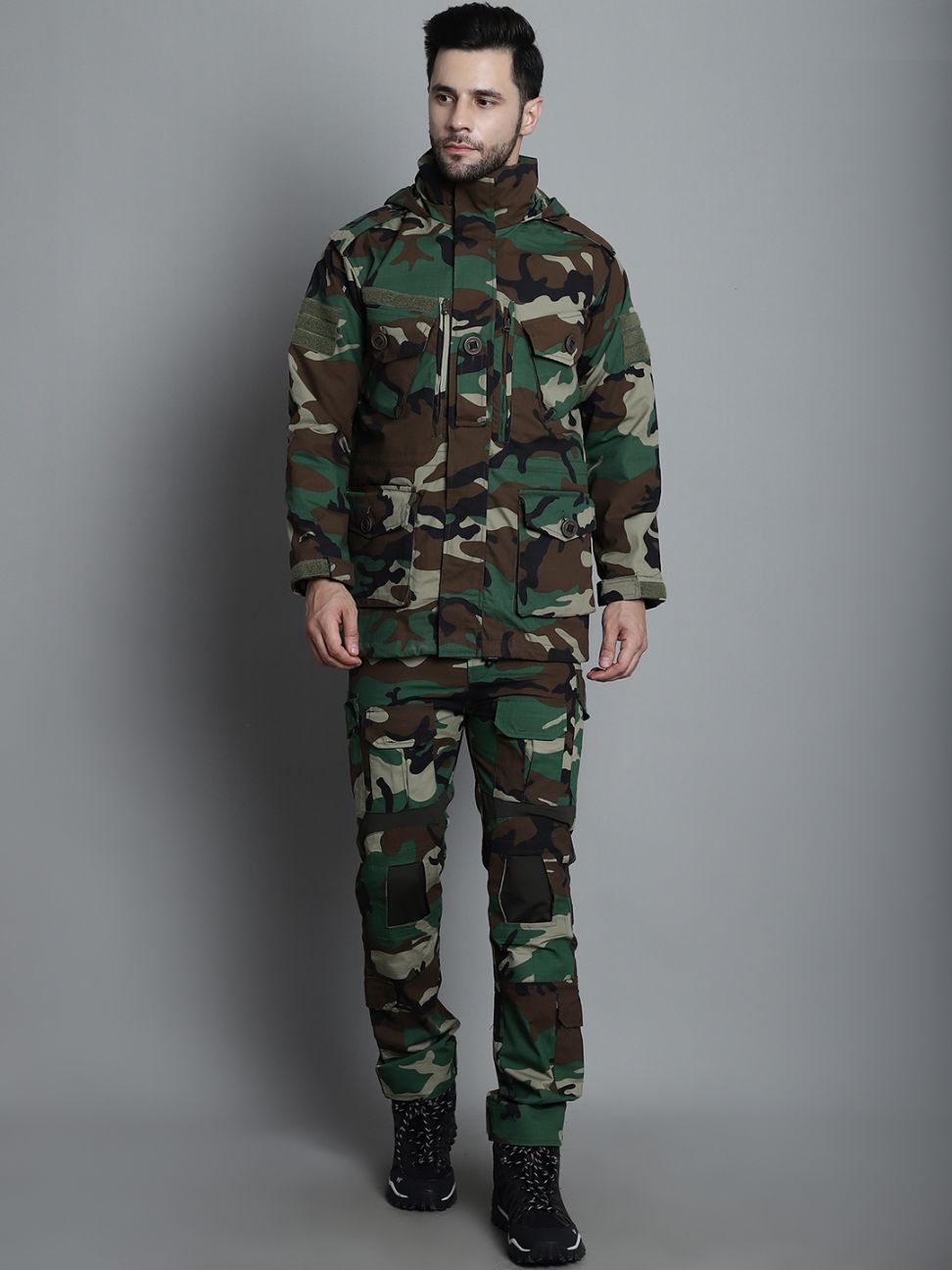 Woodland 3 Layer Tilted Pkt WR Jacket - MountMiller