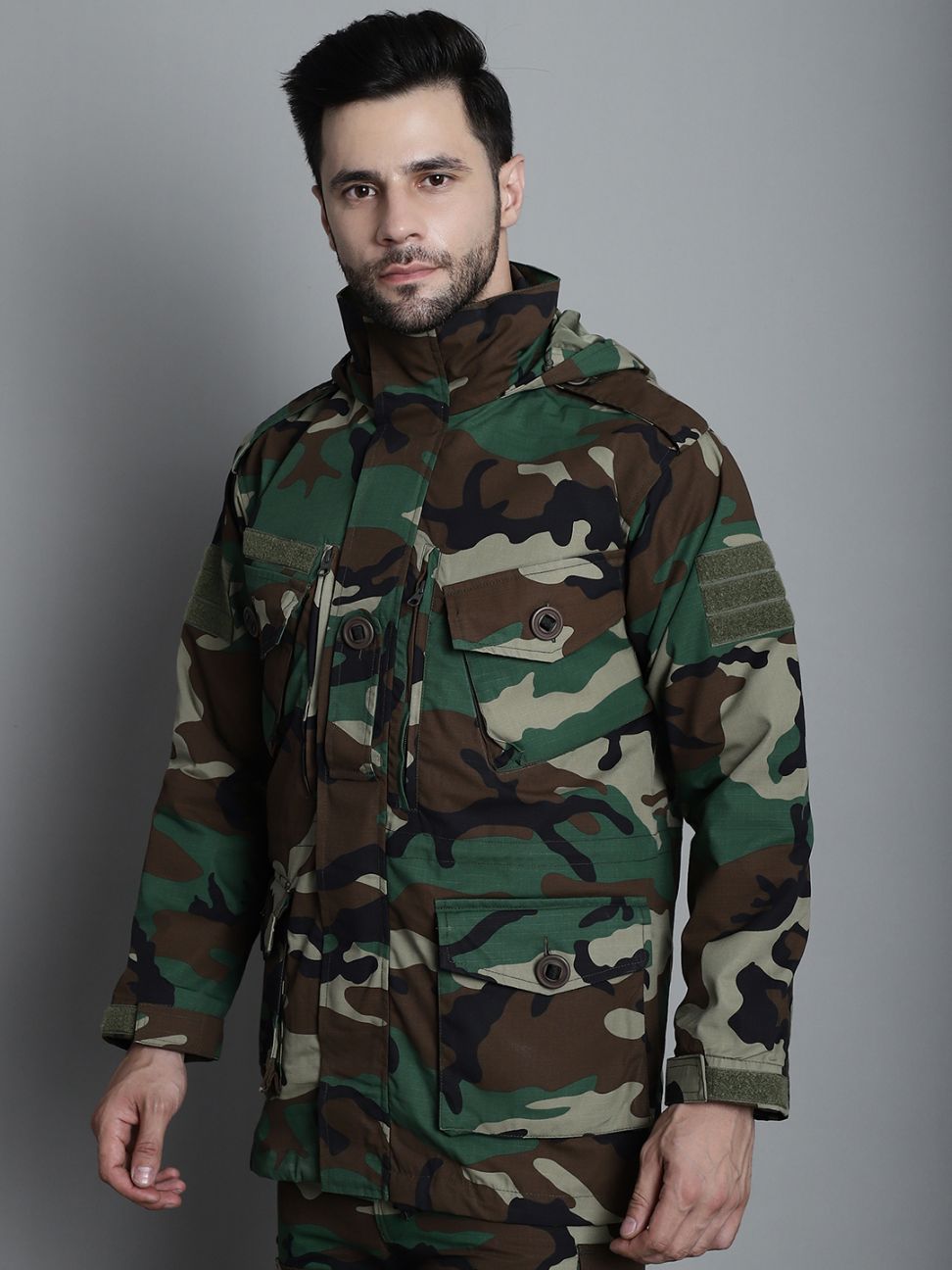 Woodland 3 Layer Tilted Pkt WR Jacket - MountMiller